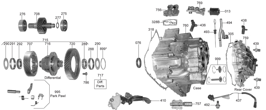 ARBRE TRANSMISSION AR HDJ100 BVM