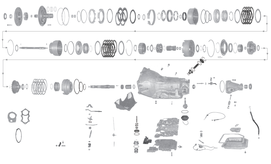 31 Chevy 350 Transmission Diagram