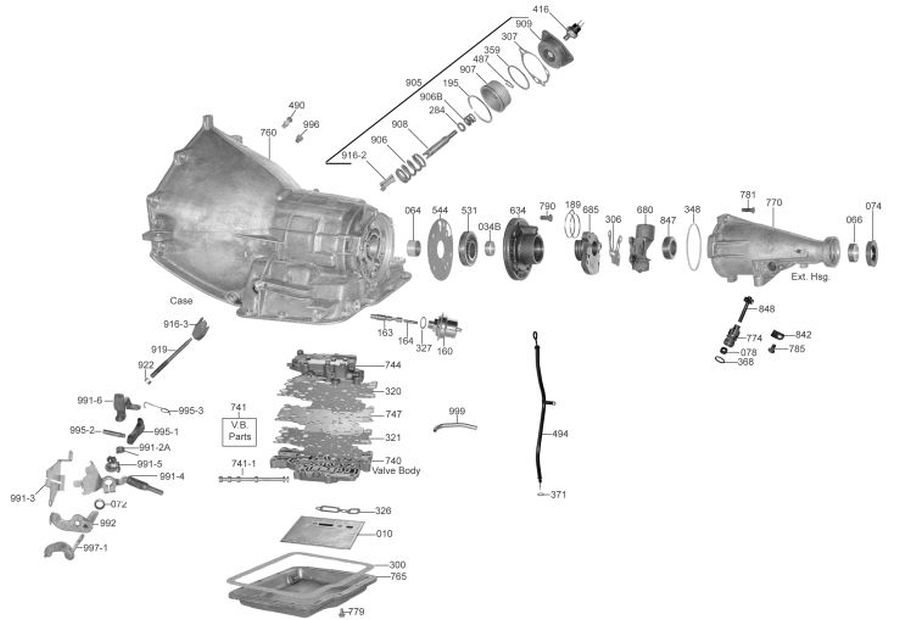 32 Powerglide Valve Body Diagram