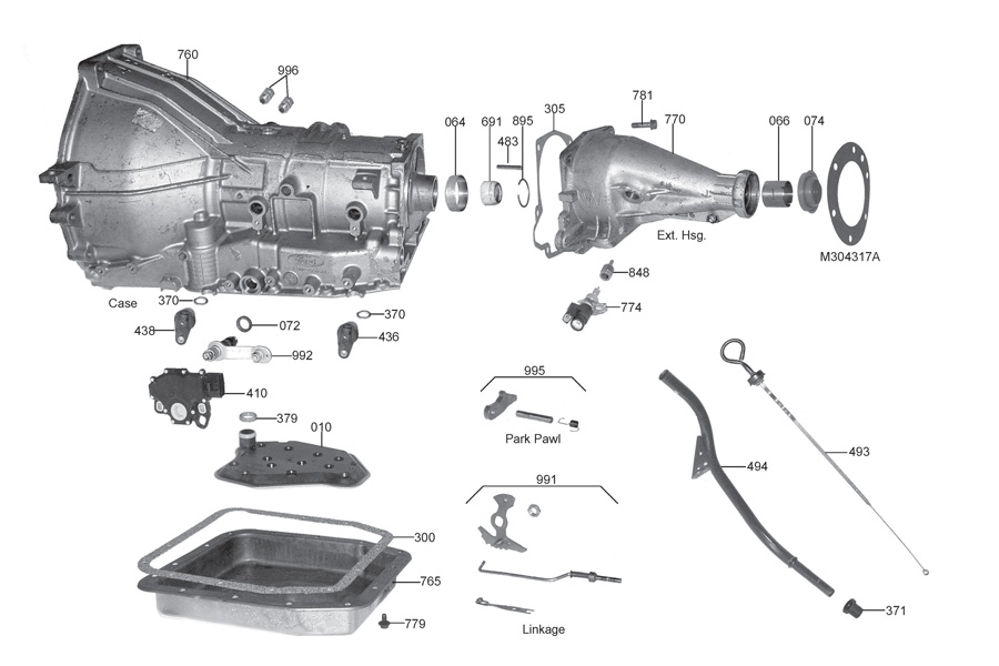 Whatever It Takes Transmission Parts 4r70w servo diagram 