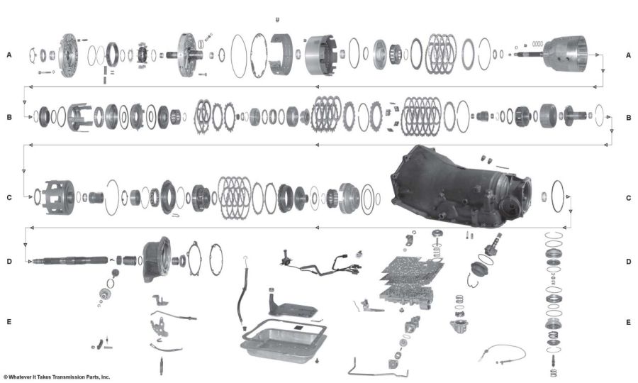 33 700r4 Transmission Parts Diagram - Wiring Diagram List