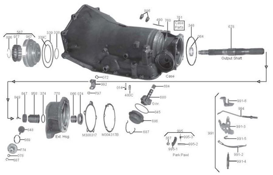 33 700r4 Transmission Parts Diagram - Wiring Diagram Database