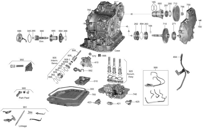 Акпп a132l схема